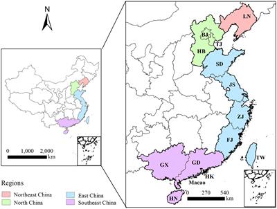 Effects of climate change and land use/cover changes on carbon sequestration in forest ecosystems in the coastal area of China